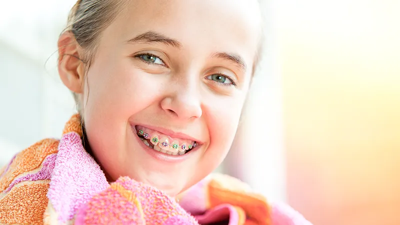 Braces to suit children